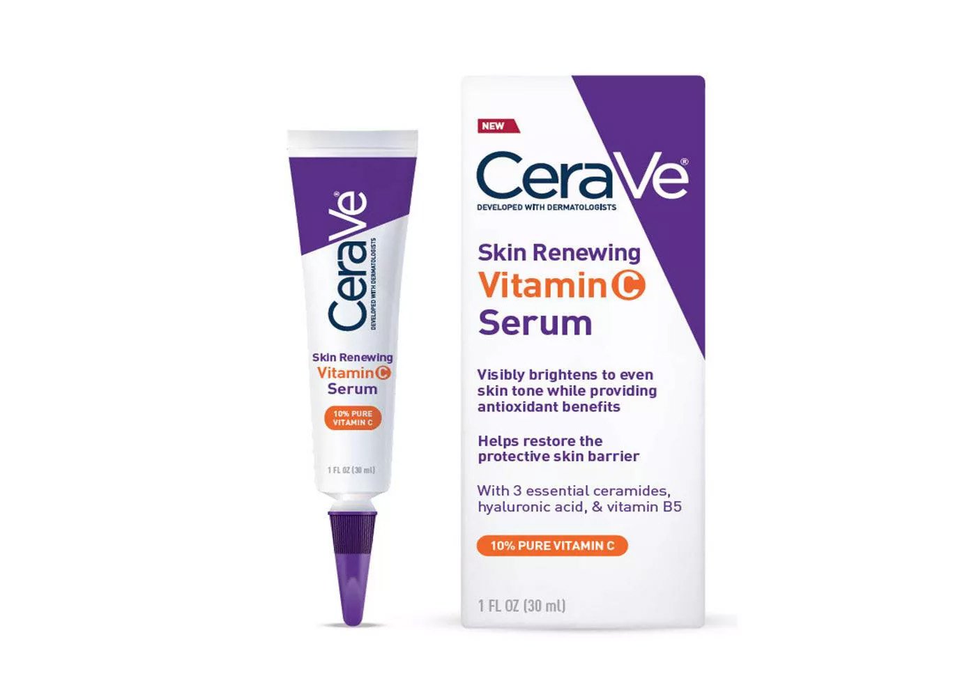 CERAVE VITAMIN C SERUM WITH HYALURONIC ACID
